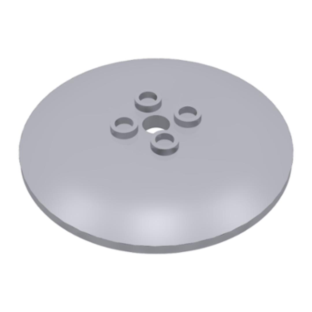 Dish 6 x 6 Inverted (Radar) - Hollow Studs - 44375a