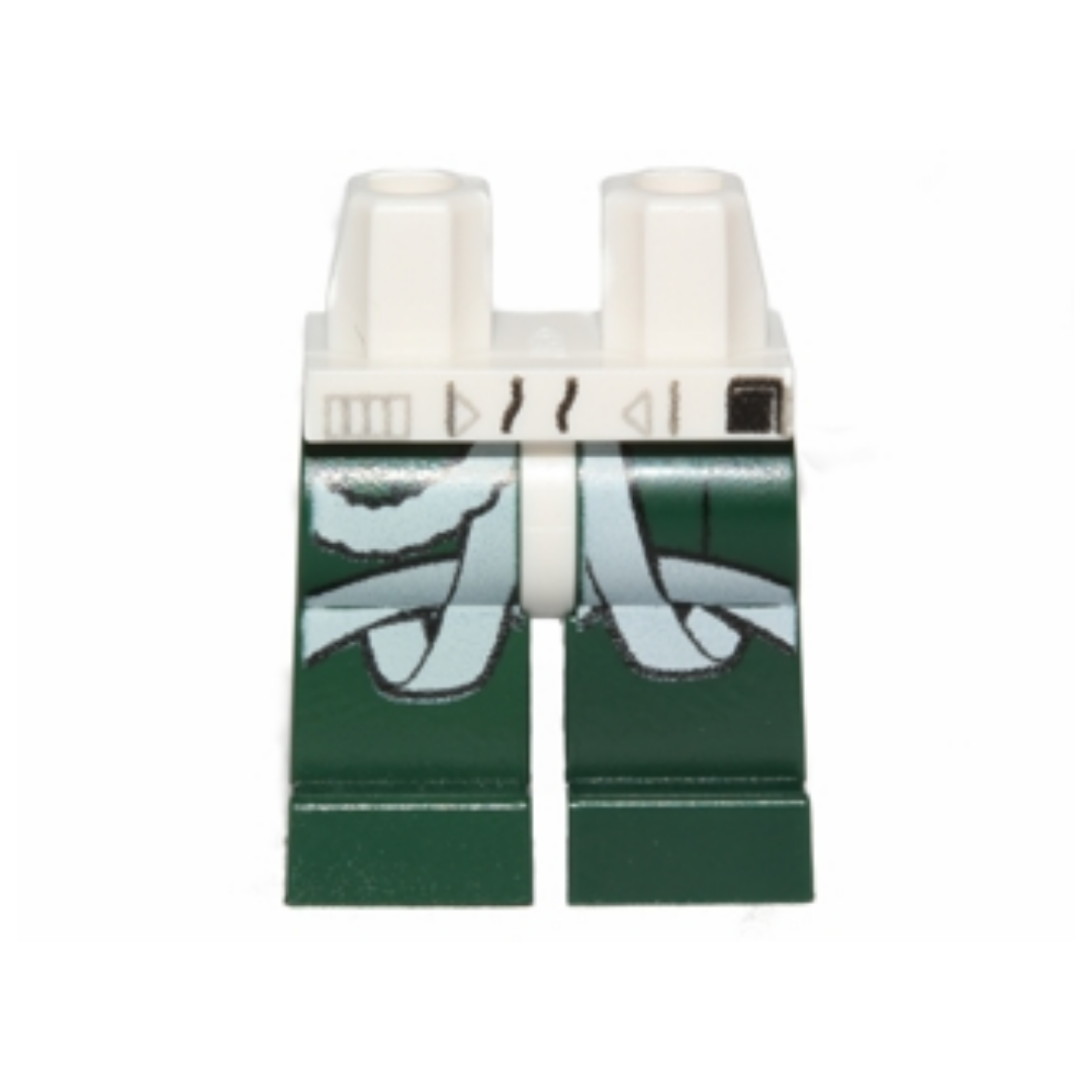 Hips and Dark Green Legs with SW White Flight Straps and Hose on Right Leg Pattern - 970c80pb01