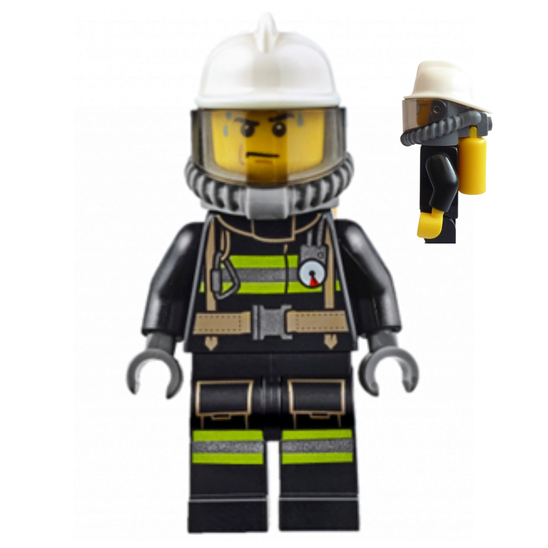 Firefighter - Breathing Neck Gear with Air Tanks - CTY0637