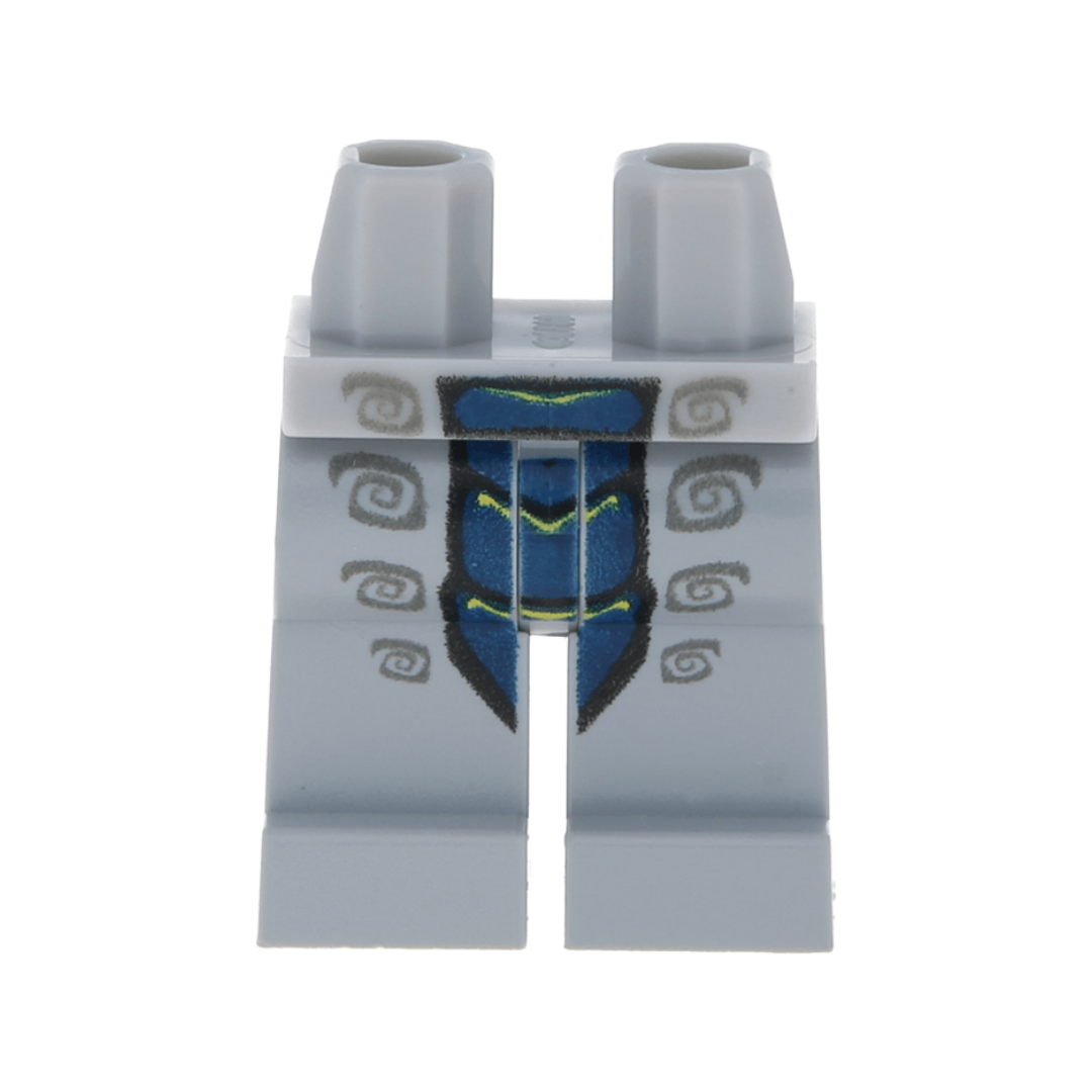 Hips and Legs with Dark Blue Snake Pattern - 970c00pb0134