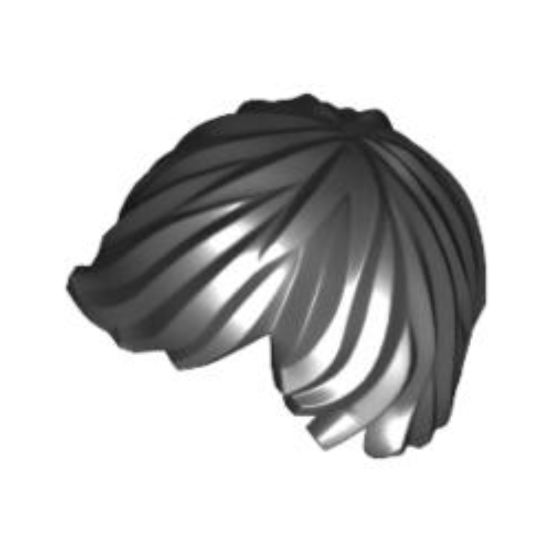 Hair Tousled with Side Part - 87991