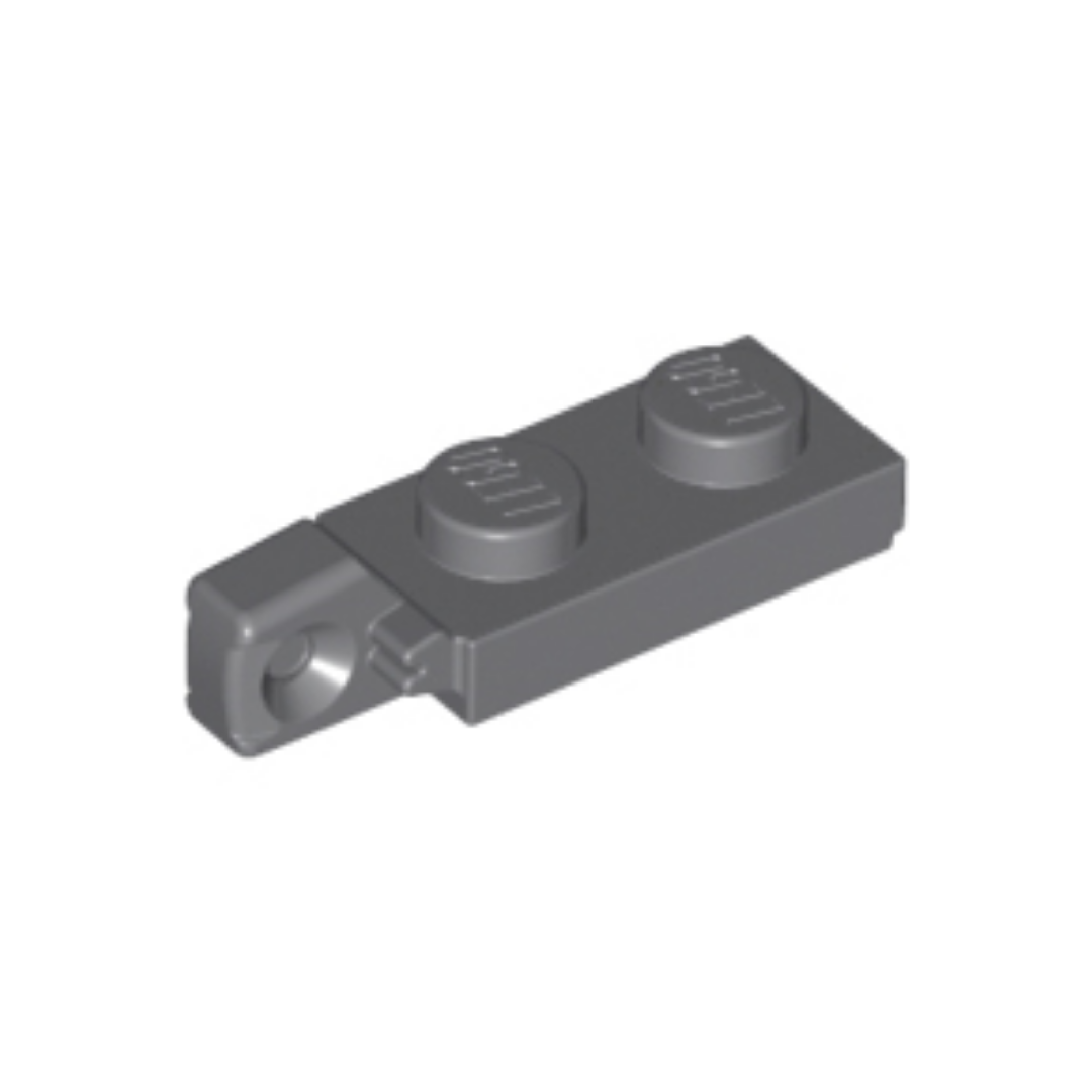 Hinge Plate 1 x 2 Locking with 1 Finger on End (Undetermined Type) - 44301