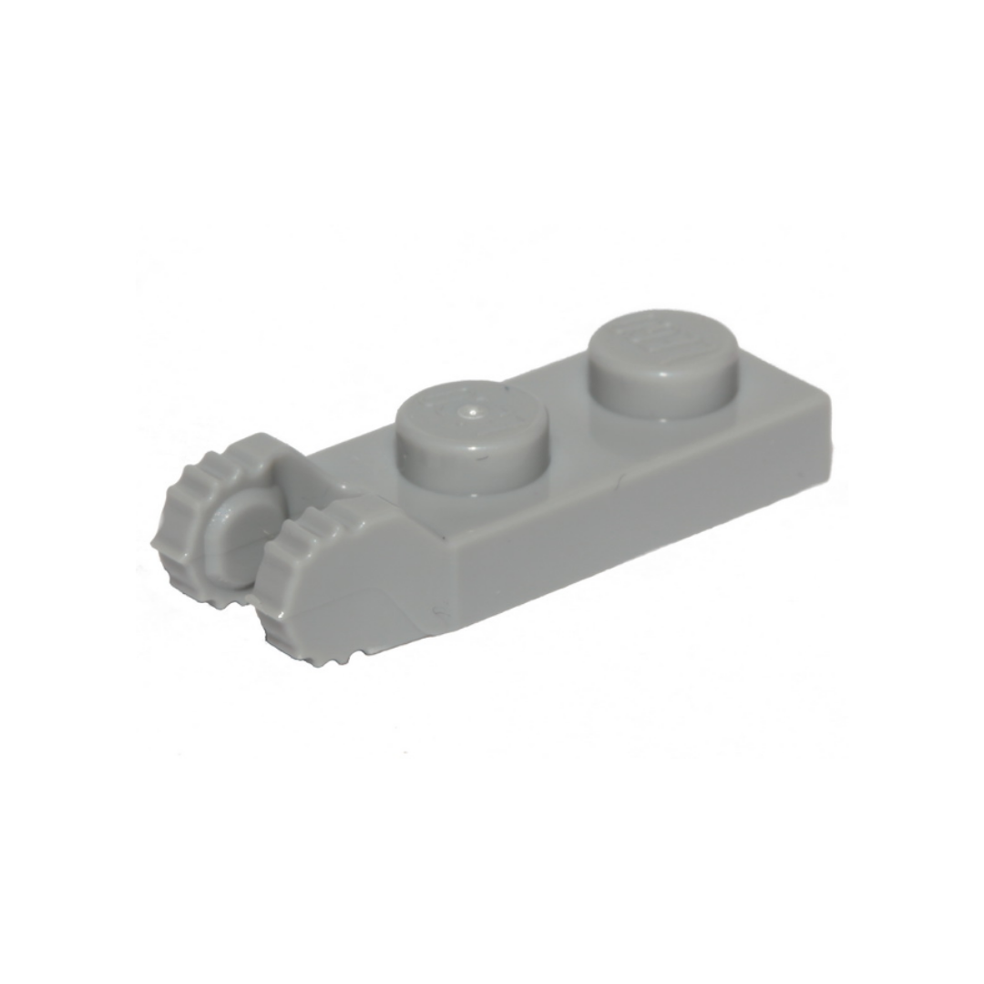 Hinge Plate 1 x 2 Locking with 2 Fingers on End - 44302