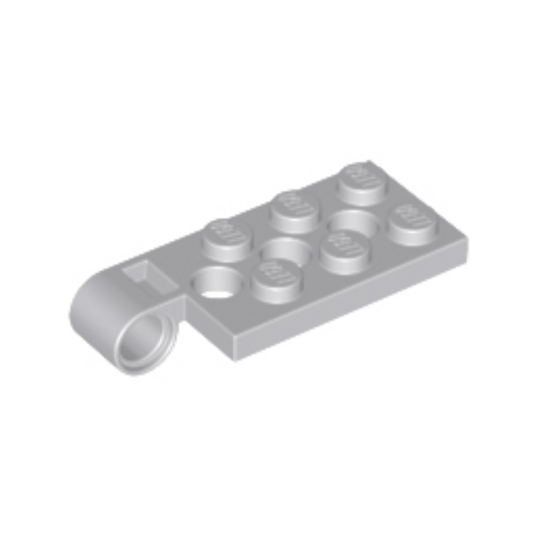 Hinge Plate 2 x 4 with Pin Hole and 3 Holes - Top - 98286