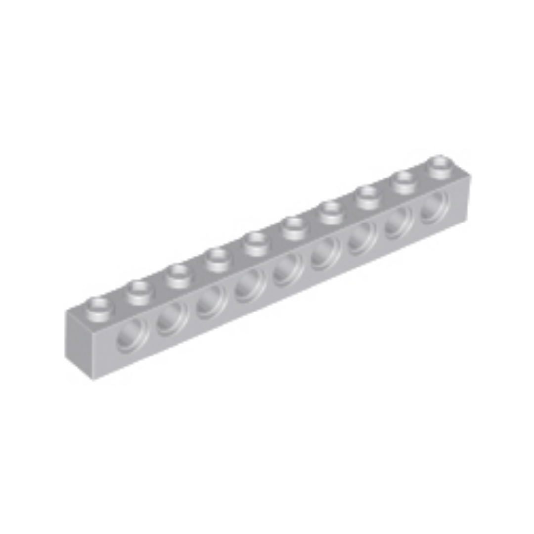 Technic, Brick 1 x 10 with Holes - 2730