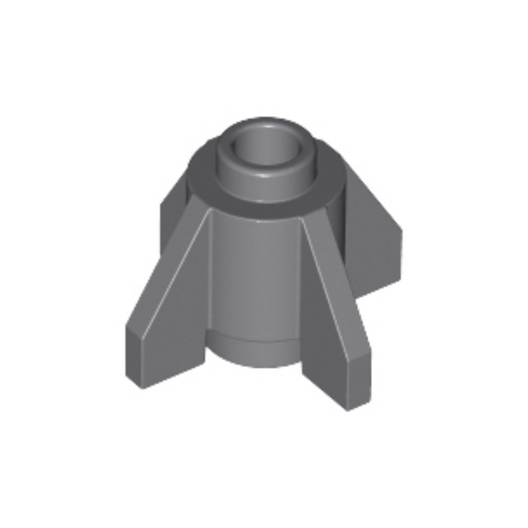 Brick, Round 1 x 1 with Fins - 4588