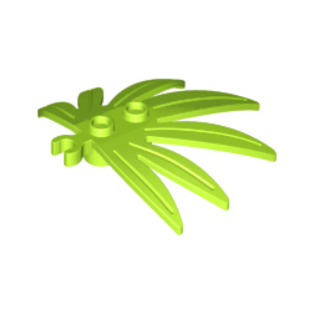 Plant Leaves 6 x 5 Swordleaf with Open O Clip Thick - 10884