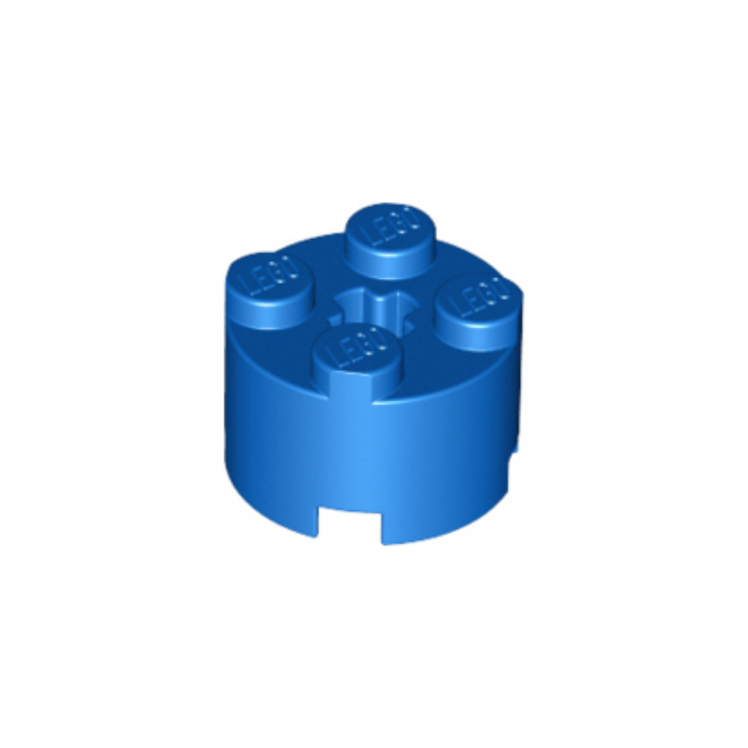 Brick, Round 2 x 2 with Axle Hole - 3941