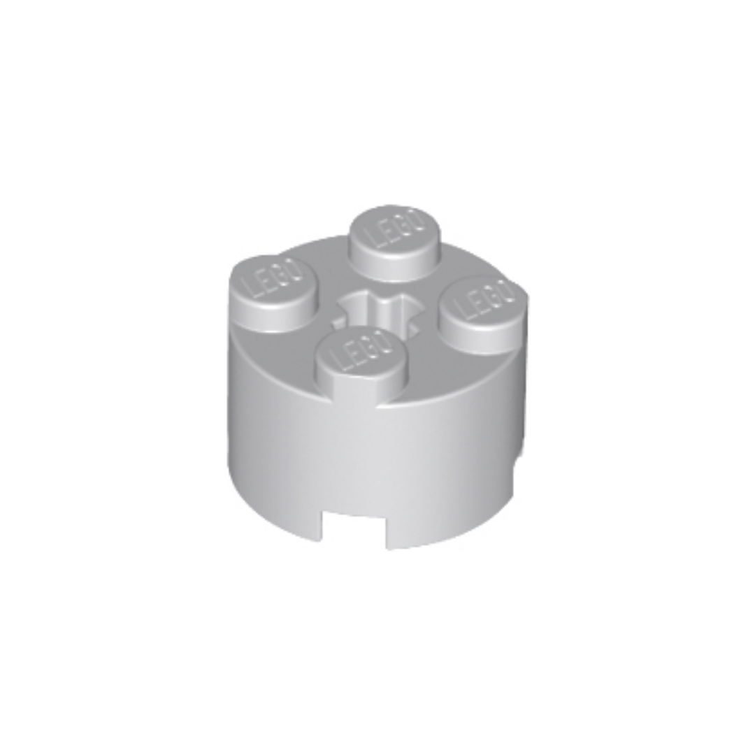 Brick, Round 2 x 2 with Axle Hole - 3941
