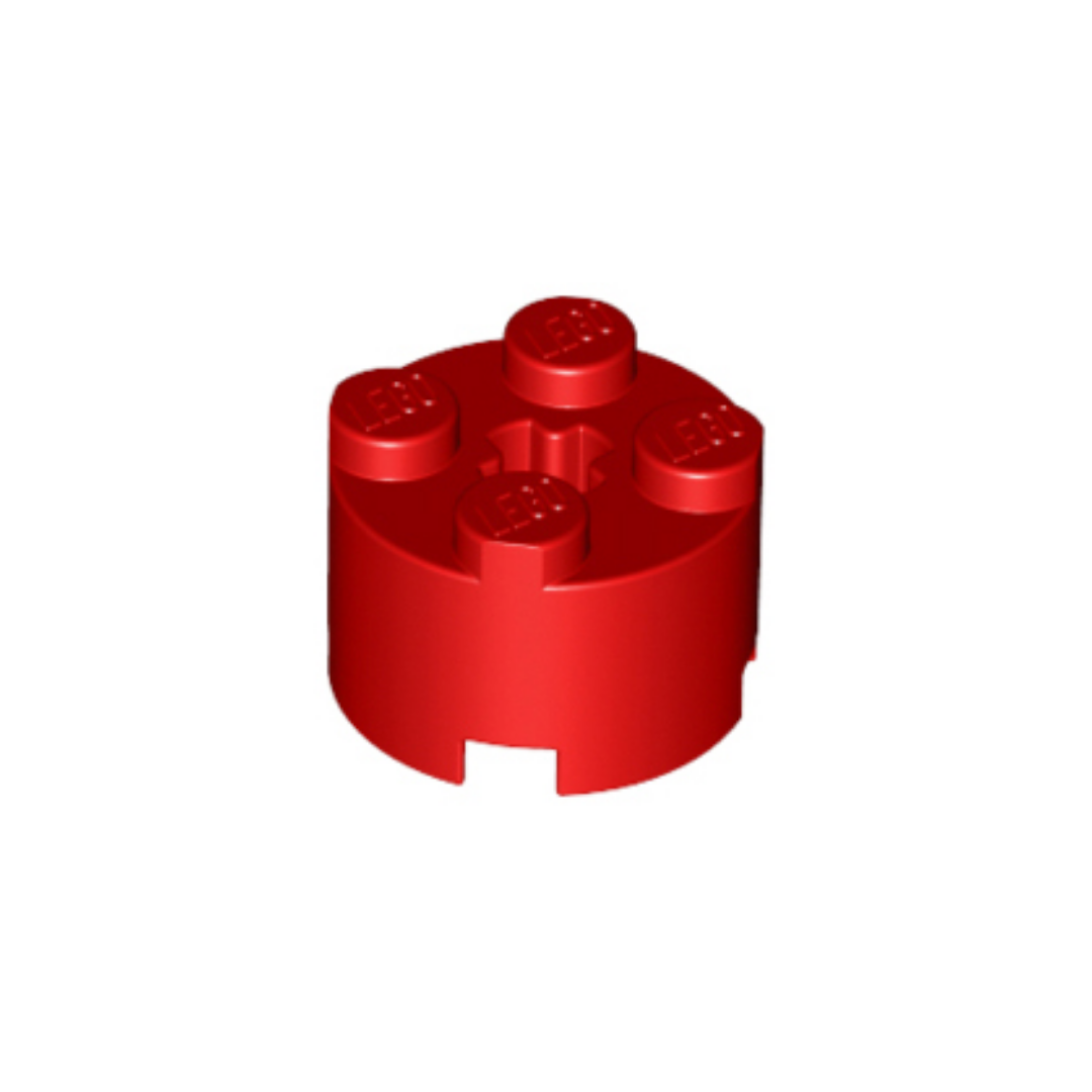 Brick, Round 2 x 2 with Axle Hole - 3941