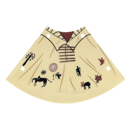 Plastic Tepee Cover with Western Indians Motifs Pattern - 13882