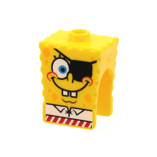 Modified SpongeBob SquarePants with Eye Patch Pattern - 54872pb11