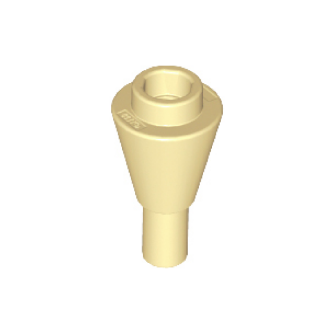 Cone 1 x 1 Inverted with Bar - 11610