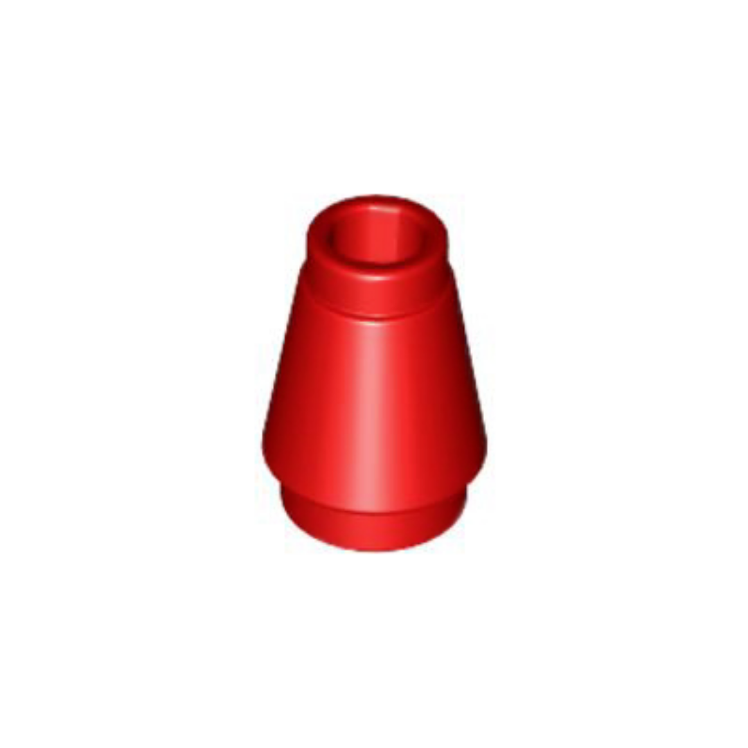 Cone 1 x 1 with Top Groove - 4589b