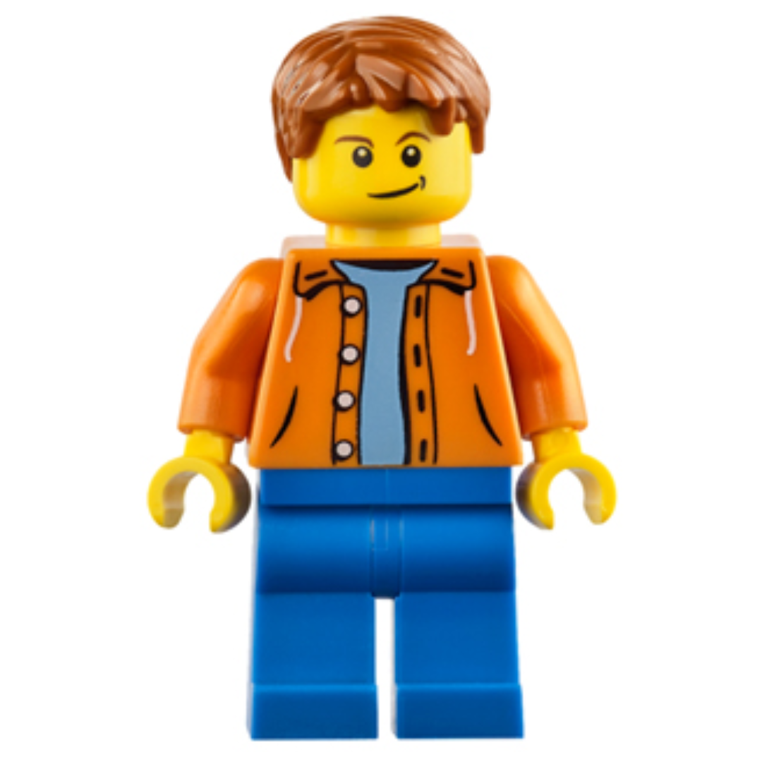 Man - Orange Jacket - CTY0473