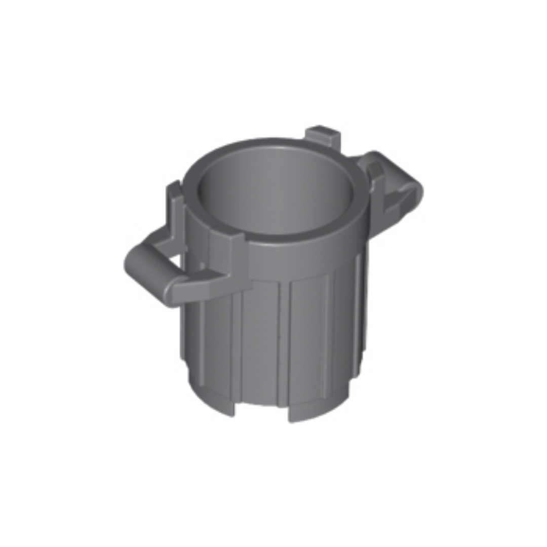 Container, Trash Can with 4 Cover Holders - 92926