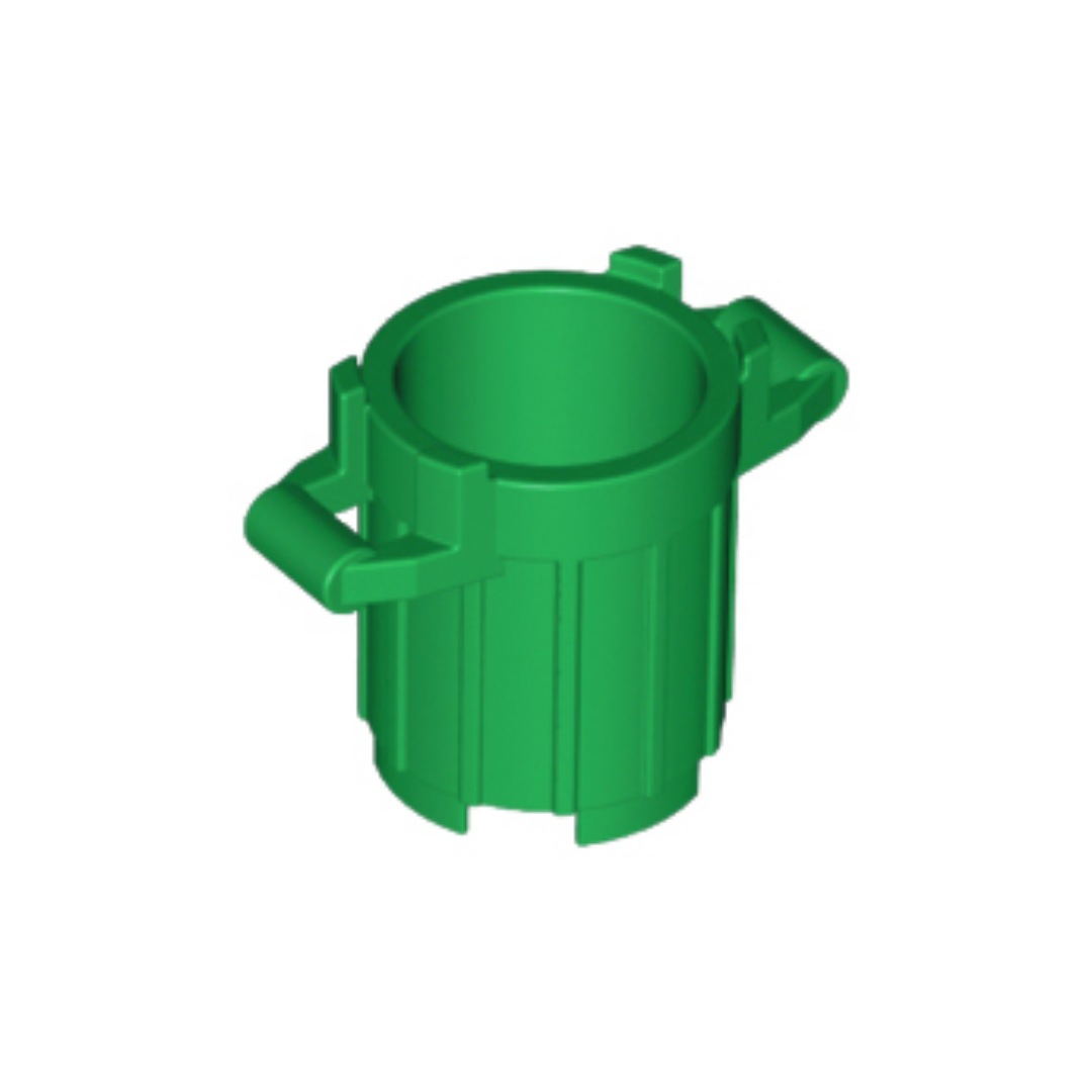 Container, Trash Can with 4 Cover Holders - 92926