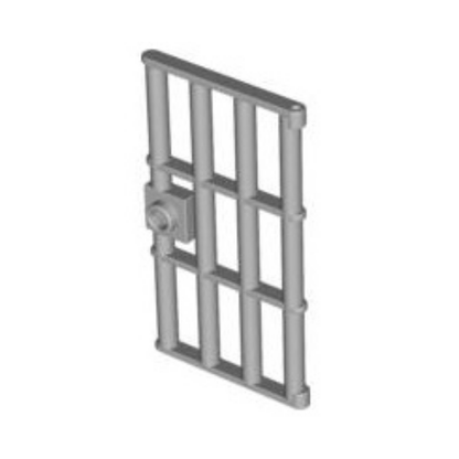 Door 1 x 4 x 6 Barred with Stud Handle - 60621