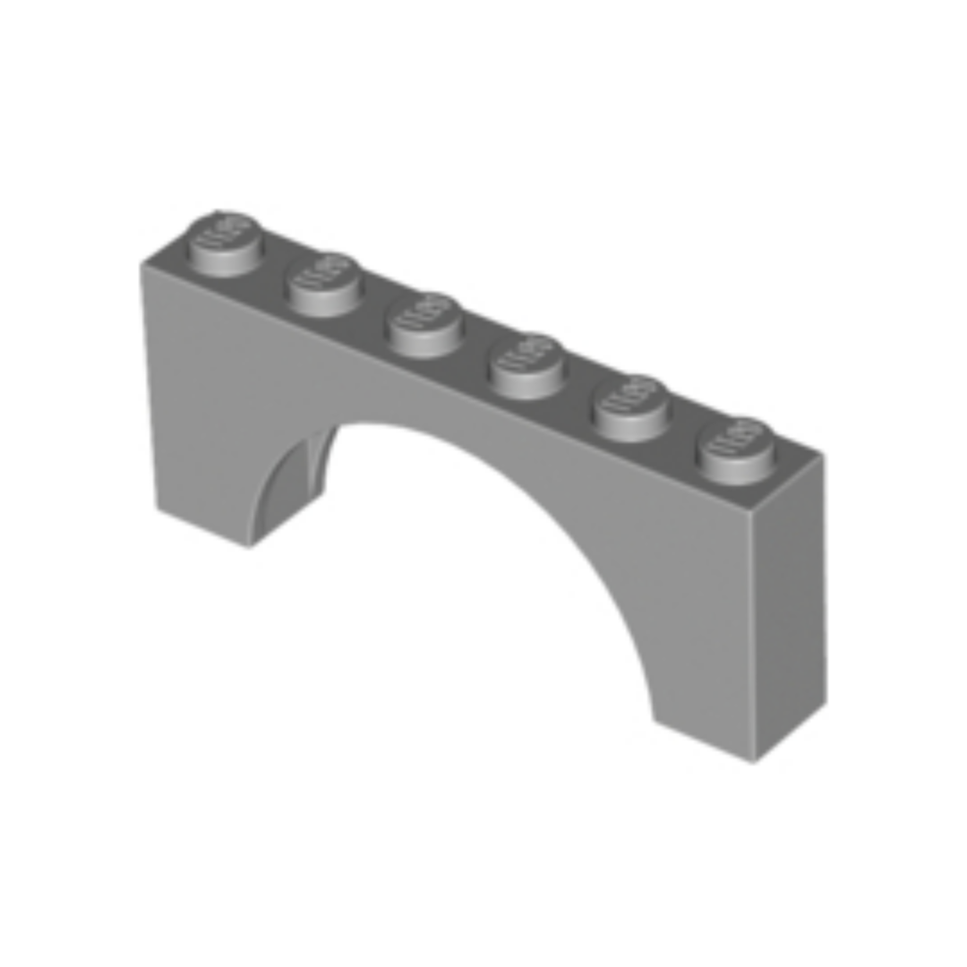 Arch 1 x 6 x 2 - Thick Top with Reinforced Underside - 3307