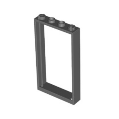 Door, Frame 1 x 4 x 6 with 2 Holes on Top and Bottom - 60596