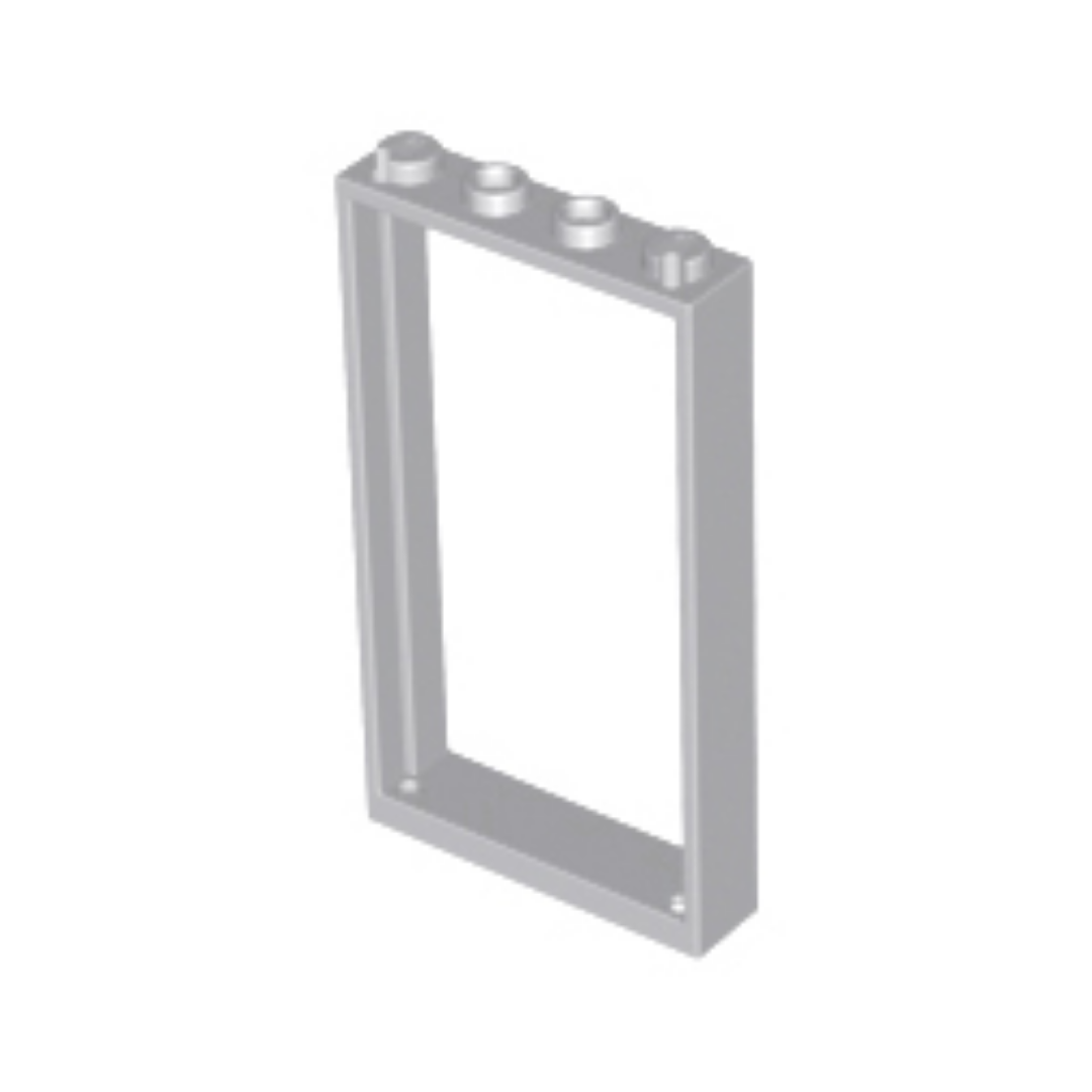 Door, Frame 1 x 4 x 6 with 2 Holes on Top and Bottom - 60596