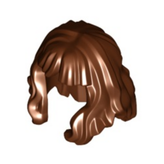 Hair Mid-Length and Wavy with Bangs - 37697