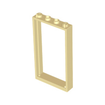 Door, Frame 1 x 4 x 6 with 2 Holes on Top and Bottom - 60596