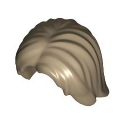 Hair Mid-Length Tousled with Center Part - 88283