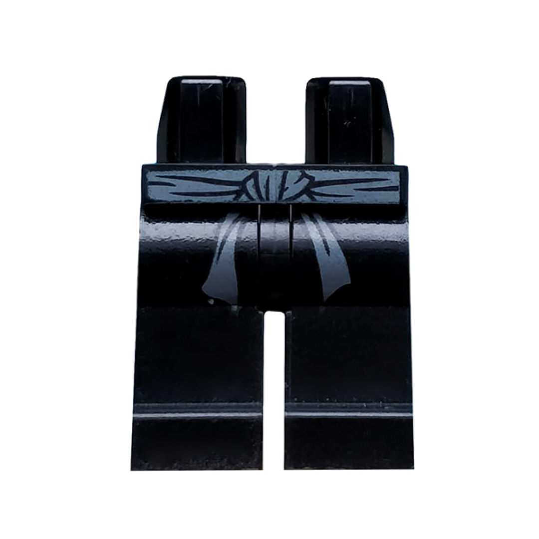 Hips and Legs with Dark Bluish Gray Sash Pattern - 970c00pb0095