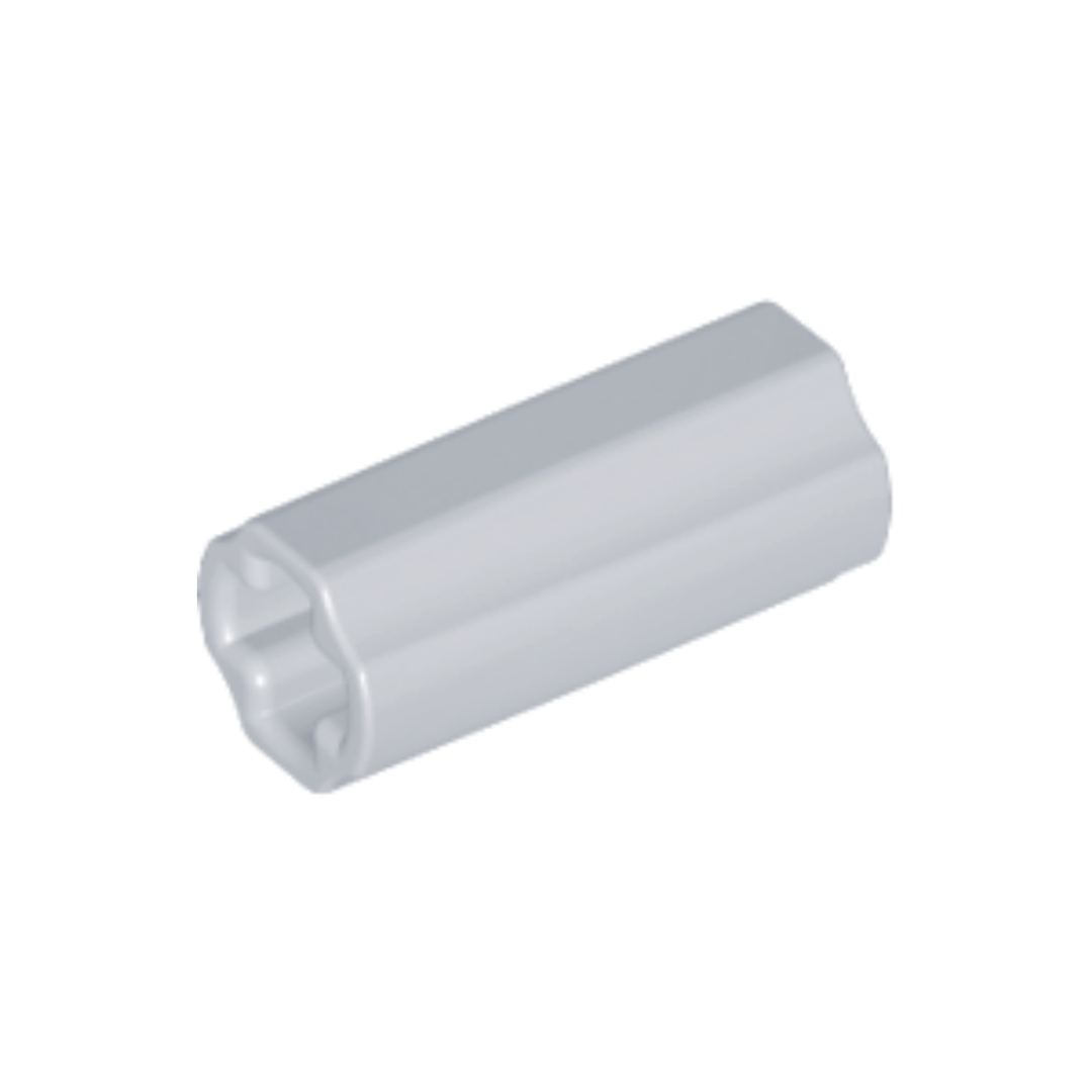 Technic, Axle Connector 2L (Smooth with x Hole + Orientation) - 6538c