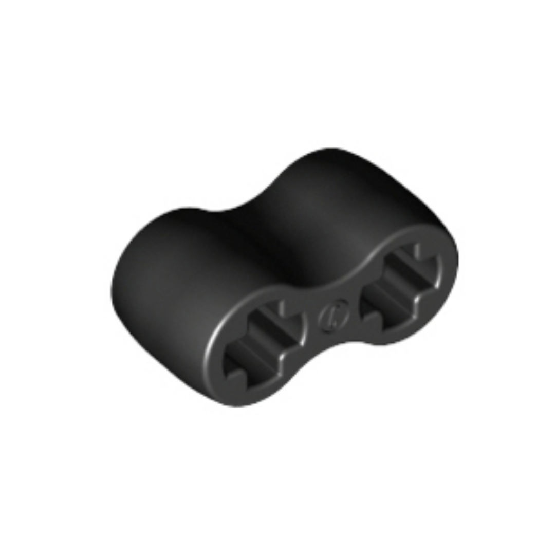 Technic, Axle Connector Double - Flexible Rubber - 45590