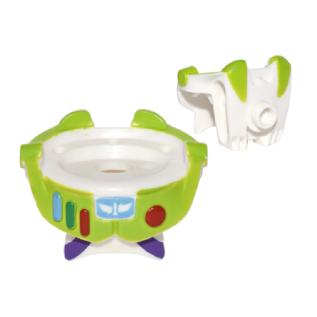 Spacesuit with Lime Trim, Colored Buttons, and Undetermined Star Command Logo Pattern (Buzz Lightyear) - 88064pb01