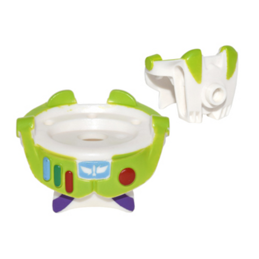 Spacesuit with Lime Trim, Colored Buttons, and Undetermined Star Command Logo Pattern (Buzz Lightyear) - 88064pb01