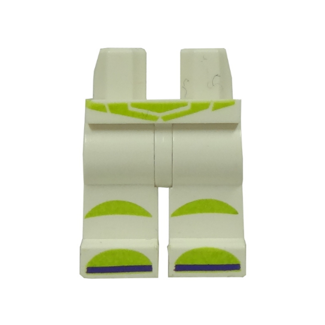 Hips and Legs with Lime Space Belt, Knee Pads and Boot Tips with Dark Purple Soles Pattern - 970c00pb0052