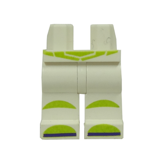 Hips and Legs with Lime Space Belt, Knee Pads and Boot Tips with Dark Purple Soles Pattern - 970c00pb0052