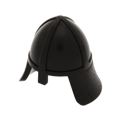 Headgear Helmet Castle Nasal Helmet with Angled Neck Protector - 3844