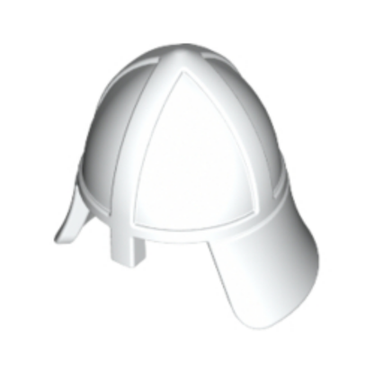 Headgear Helmet Castle Nasal Helmet with Angled Neck Protector - 3844