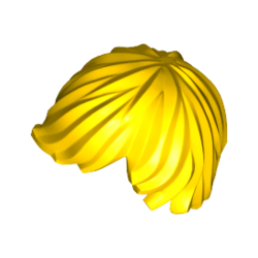 Hair Tousled with Side Part - 87991