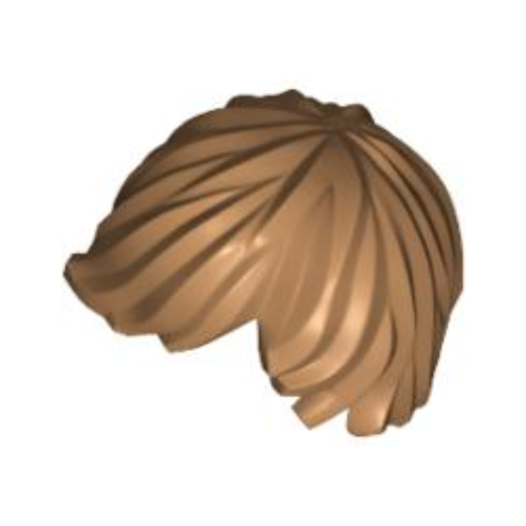 Hair Tousled with Side Part - 87991