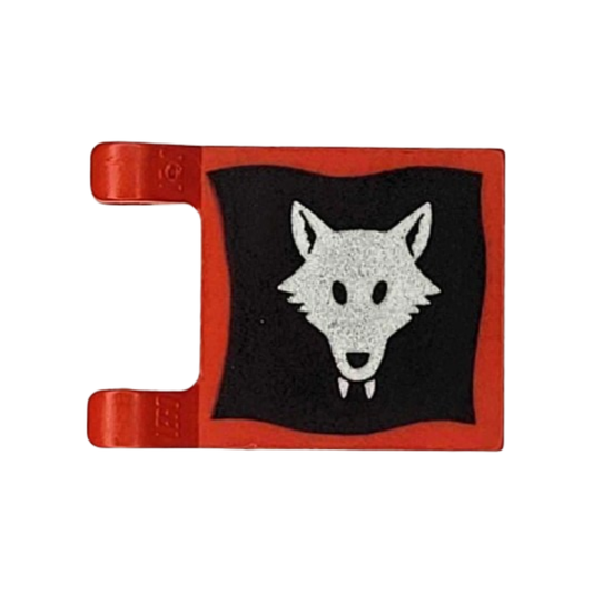 Flag 2 x 2 Square with Wolfpack Pattern - 2335p44