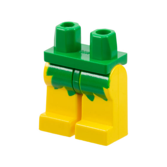 Hips and Yellow Legs with Green Leaf Skirt Pattern - 970c03pb01