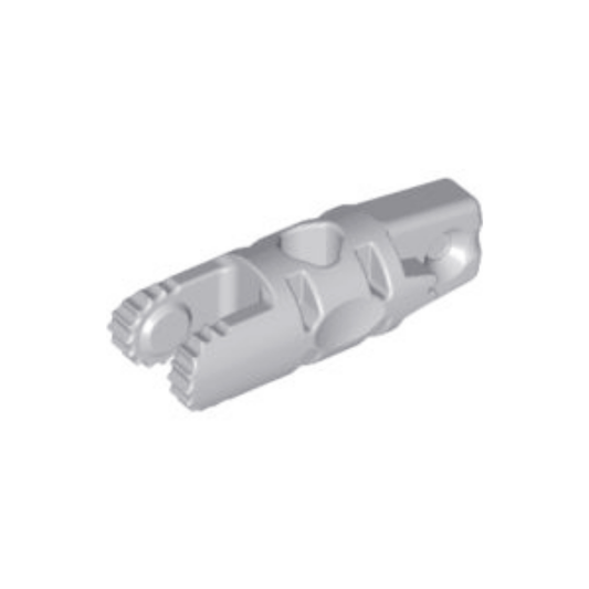 Hinge Cylinder 1 x 3 Locking with 1 Finger and 2 Fingers on Ends, with Hole - 30554b