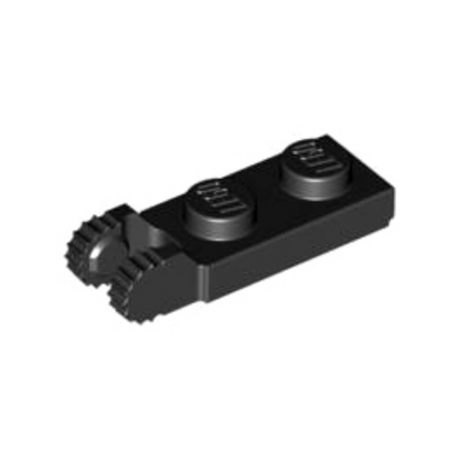 Hinge Plate 1 x 2 Locking with 2 Fingers on End - 44302