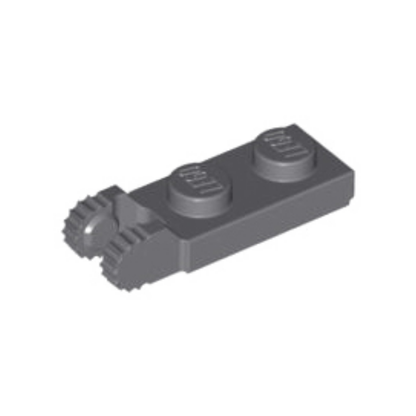 Hinge Plate 1 x 2 Locking with 2 Fingers on End - 44302