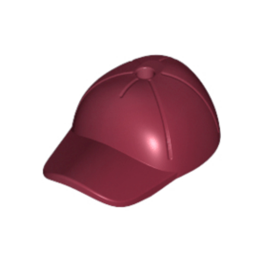 Headgear Cap - Short Curved Bill with Seams and Hole on Top - 11303