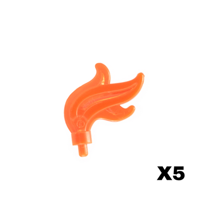 Plume Feather Triple Compact / Flame / Water with Small Pin - 64647