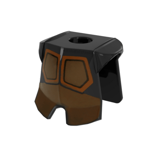 Armor Breastplate with Leg Protection with Avatar Firebender Pattern - 2587pb16