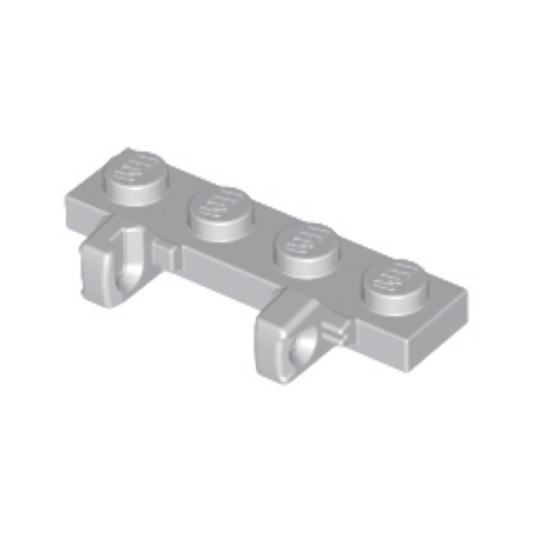 Hinge Plate 1 x 4 Locking Dual 1 Finger on Side - 44568