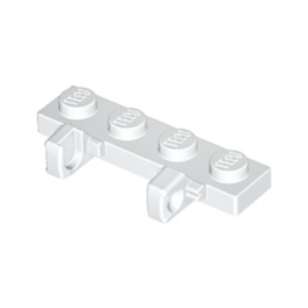 Hinge Plate 1 x 4 Locking Dual 1 Finger on Side - 44568