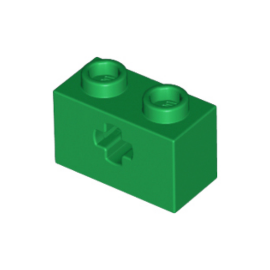 Technic, Brick 1 x 2 with Axle Hole - 32064